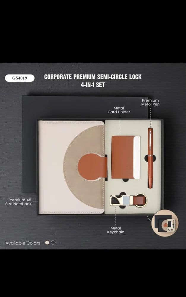 Corporate premium semi circle lock 4 in 1 set