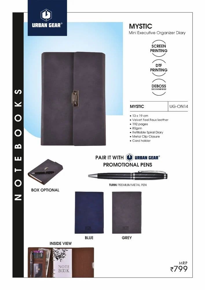Urban Gear Mystic Organizer Diary